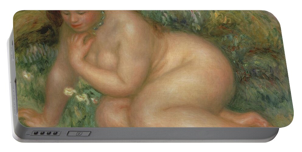 Psyche Portable Battery Charger featuring the painting Psyche, circa 1910 by Pierre Auguste Renoir