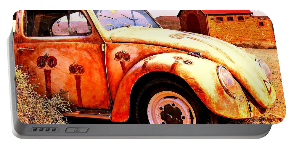 Outback Portable Battery Charger featuring the photograph Quirky Cars of The Outback #3 by Lexa Harpell