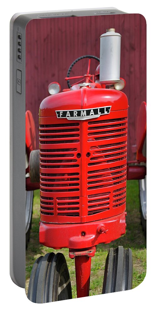Tractor Portable Battery Charger featuring the photograph Red Power by Luke Moore