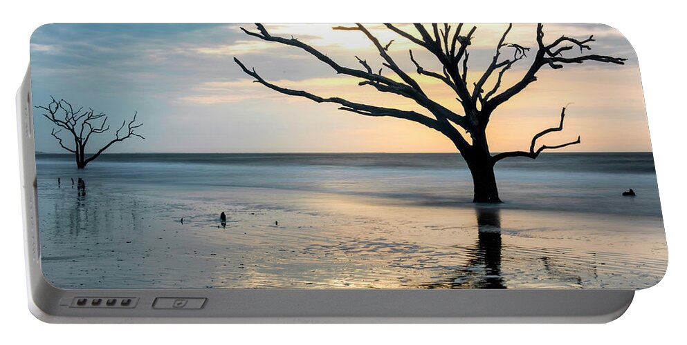 Photography Portable Battery Charger featuring the photograph Reflections Of Boneyard Beach by Danny Head