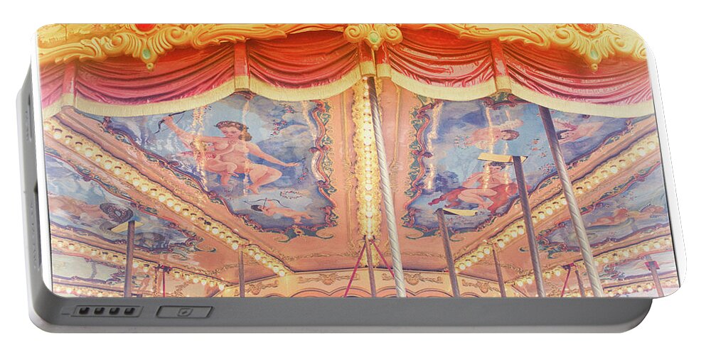 Carrousel Portable Battery Charger featuring the photograph Rome 2 by Becqi Sherman