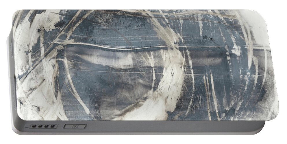 Abstract Portable Battery Charger featuring the painting Rotational Orbit I by Ethan Harper