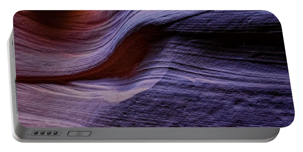 Antelope Canyon Portable Battery Charger featuring the photograph Rough Texture by Jonathan Davison