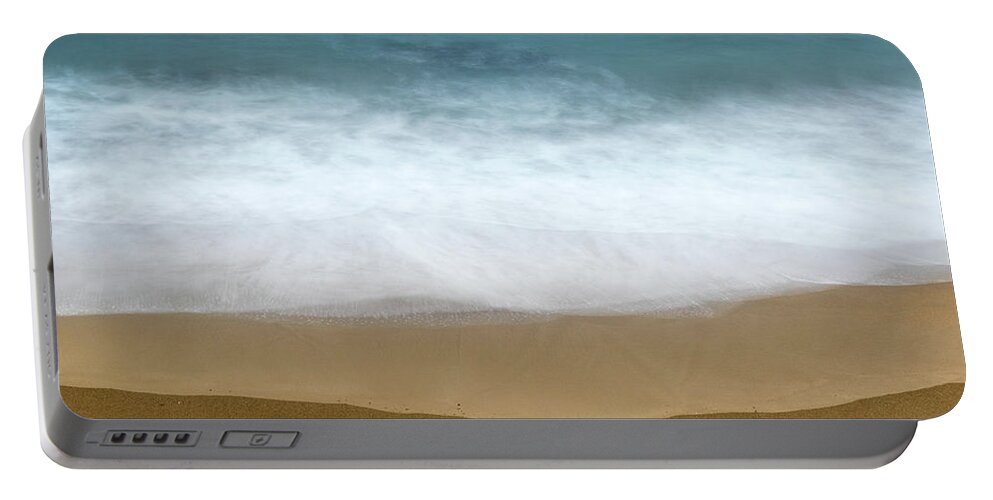 Nature Portable Battery Charger featuring the photograph Sand And Sea by Stelios Kleanthous