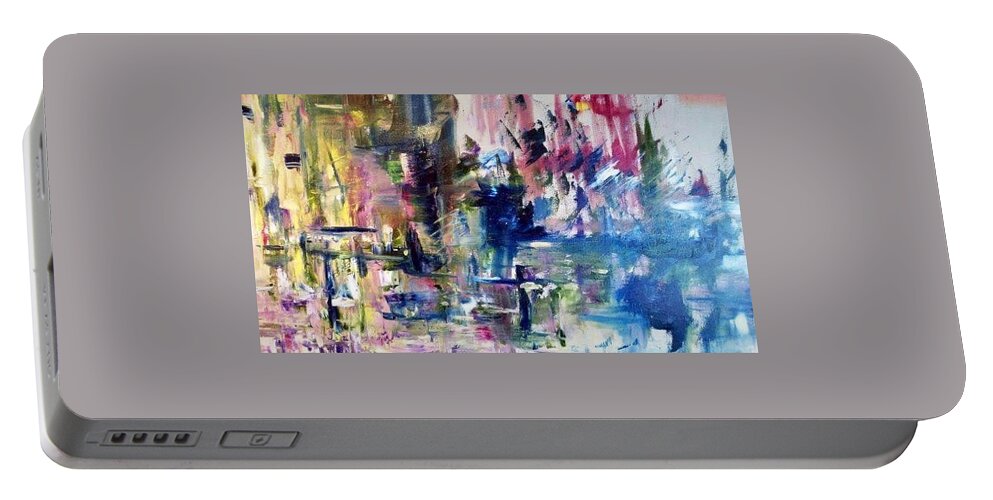  Portable Battery Charger featuring the painting Scape1 by Beverly Smith
