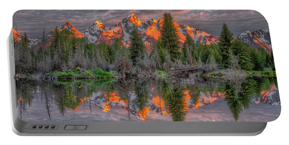 Schwabacher Landing Portable Battery Charger featuring the photograph Schwabacher Landing 2011-06 02 by Jim Dollar