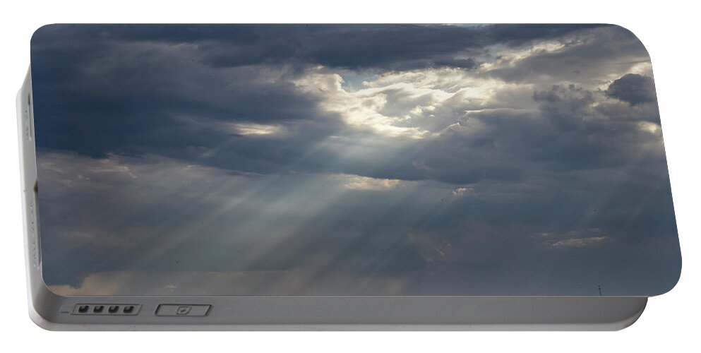 Nebraskasc Portable Battery Charger featuring the photograph September Storm Chasing 026 by NebraskaSC