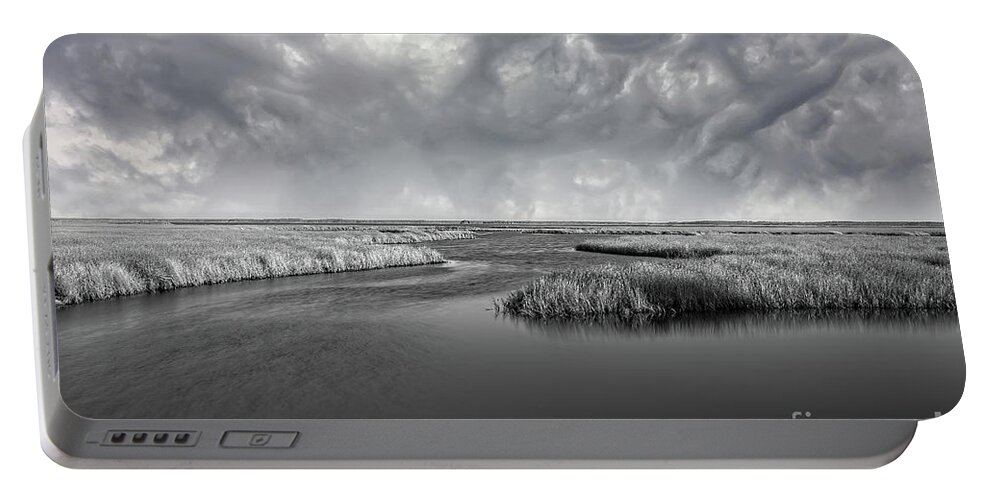 Landscape Portable Battery Charger featuring the photograph Serenity Before The Storm by DB Hayes
