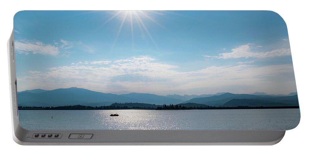 Lake Portable Battery Charger featuring the photograph Shadow Mountain Lake by Nicole Lloyd