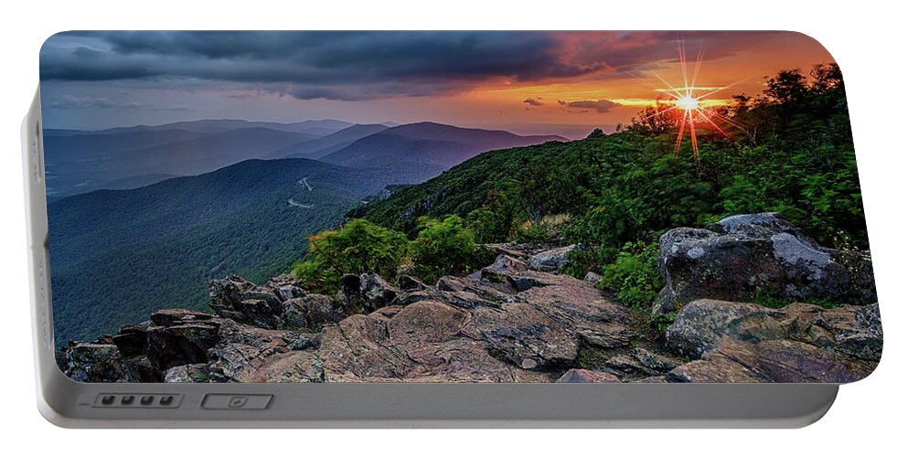 Sunrise Portable Battery Charger featuring the photograph Shenandoah Sunrise by Rick Berk