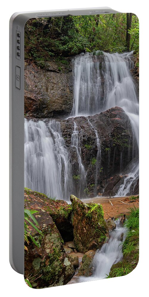 Waterfall Portable Battery Charger featuring the photograph Shu Nu Waterfall 10x8 Vertical by William Dickman