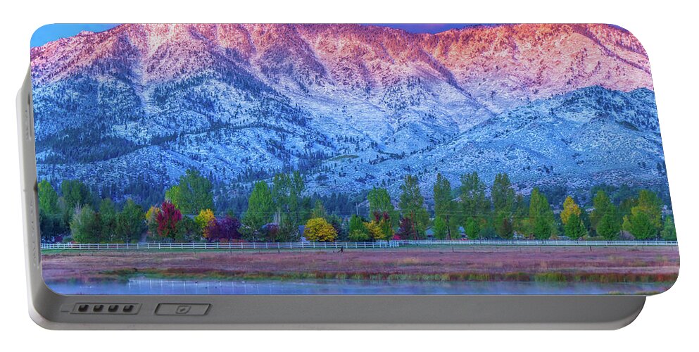 Landscape Portable Battery Charger featuring the photograph Sierra Sunrise by Marc Crumpler