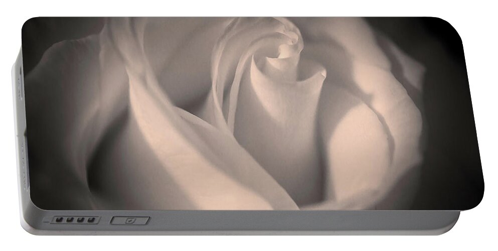 Photograph Portable Battery Charger featuring the photograph Silky Pastel Rose by Pheasant Run Gallery