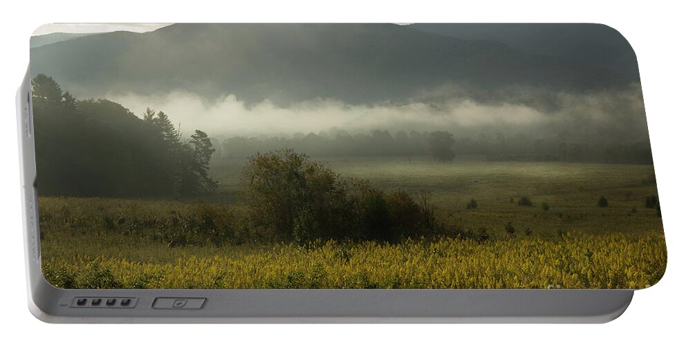 Sunrise Portable Battery Charger featuring the photograph Smoky Mountain October 2 by Mike Eingle