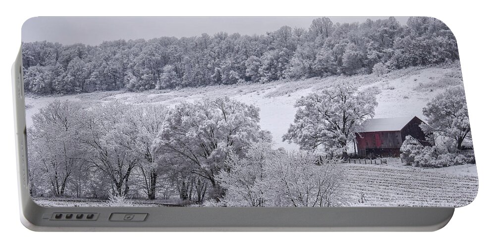 Snow Portable Battery Charger featuring the photograph Snow Scene by Michelle Wittensoldner