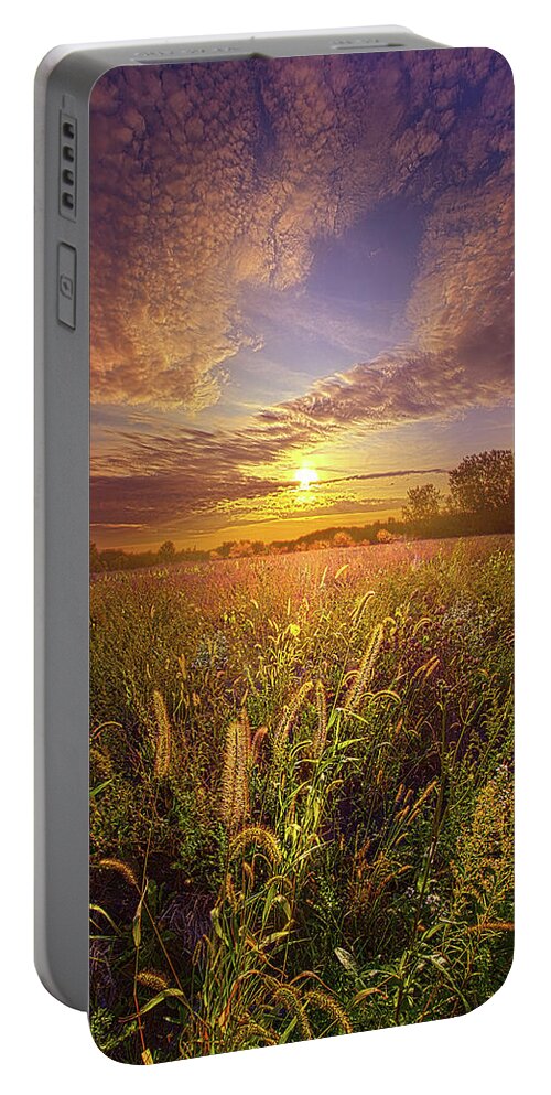 Life Portable Battery Charger featuring the photograph So Long As We Love by Phil Koch