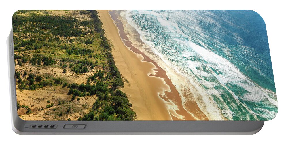 Sodwana Bay National Park Portable Battery Charger featuring the photograph Sodwana Bay aerial by Benny Marty