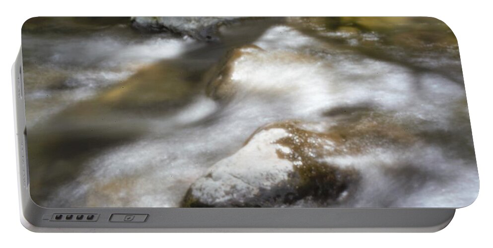River Portable Battery Charger featuring the photograph Soft water by David S Reynolds