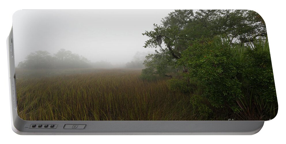 Fog Portable Battery Charger featuring the photograph Southern Framed Fog by Dale Powell