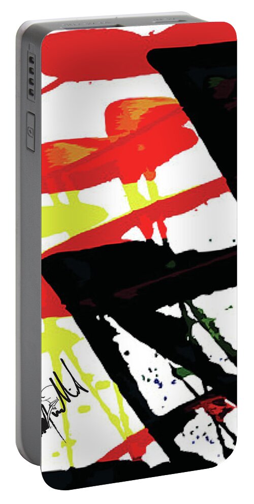  Portable Battery Charger featuring the digital art Spaces by Jimmy Williams