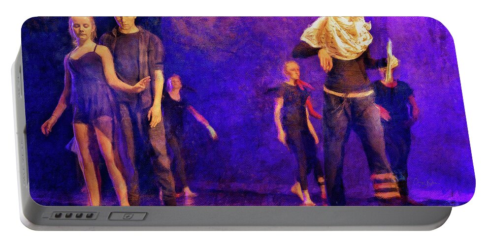 Ballerina Portable Battery Charger featuring the photograph Spring Dance Rehearsal 4 by Craig J Satterlee
