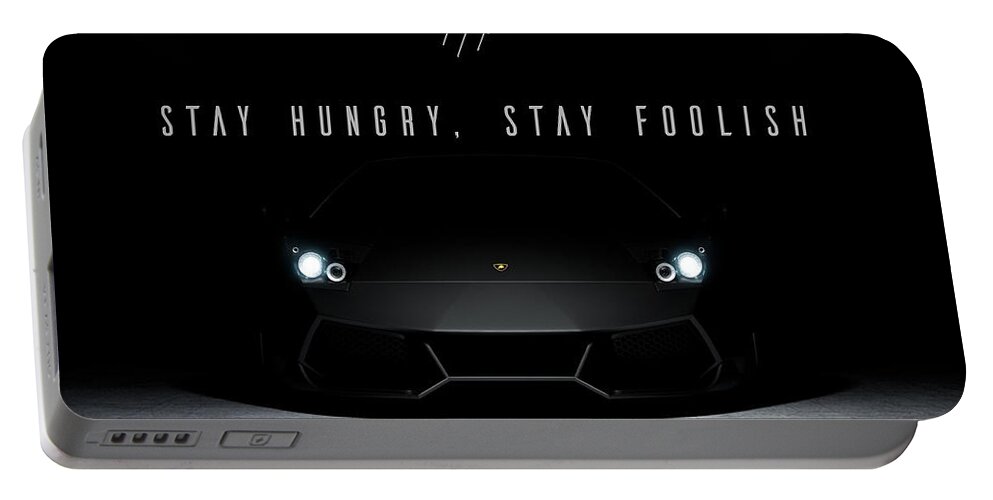  Portable Battery Charger featuring the digital art Stay Hungry by Hustlinc