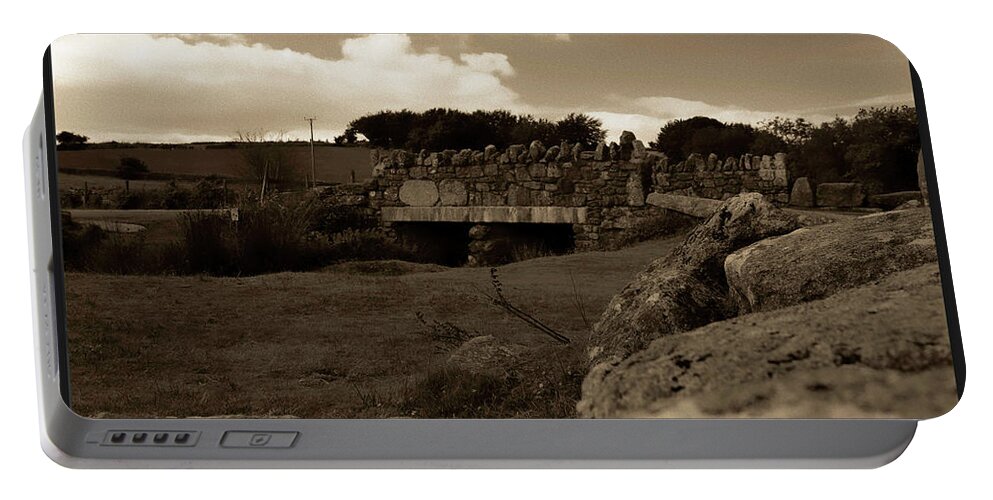 Dartmoor Portable Battery Charger featuring the photograph Stone Bridge by Mel Beasley
