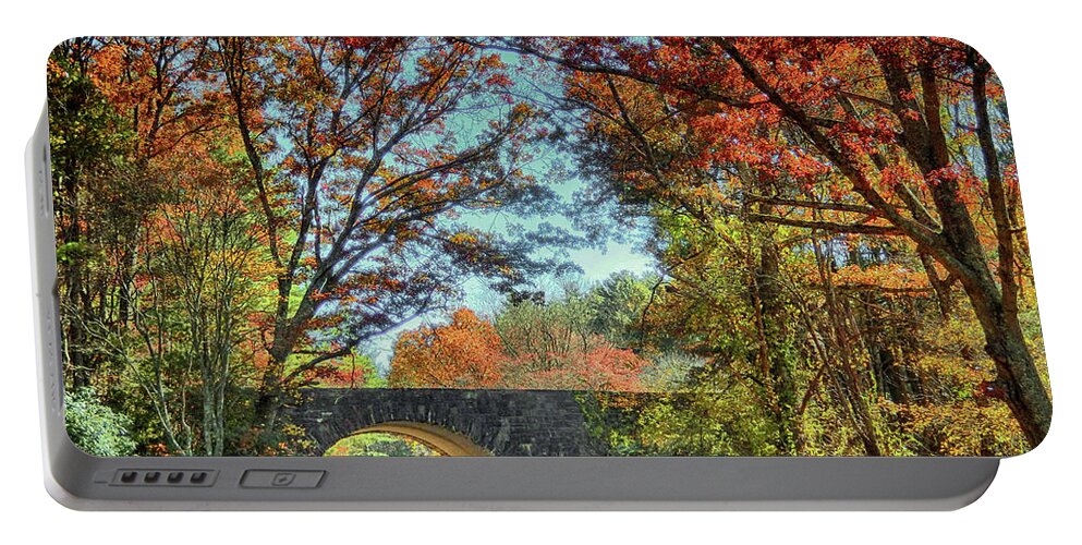 Stone Portable Battery Charger featuring the photograph Stone Bridge by Michael Frank