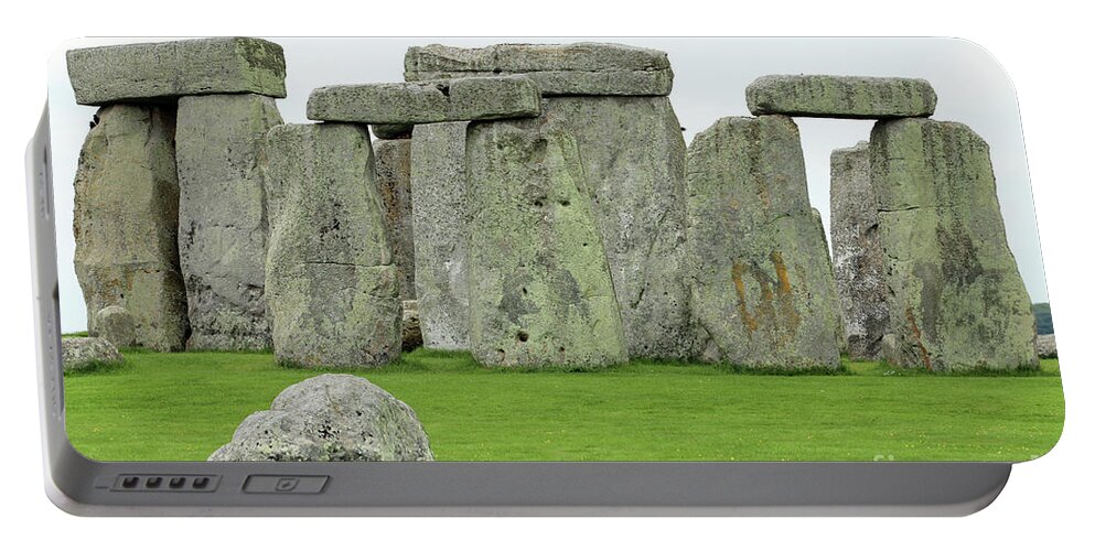 Stonehenge Portable Battery Charger featuring the photograph Stonehenge 8647 by Jack Schultz