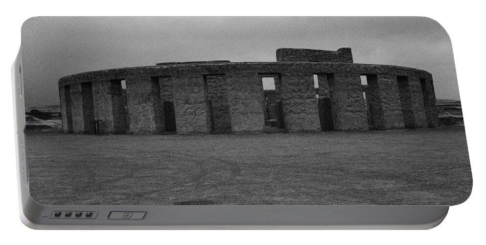 Stonehenge Portable Battery Charger featuring the photograph Stonehenge Memorial by Jean Evans