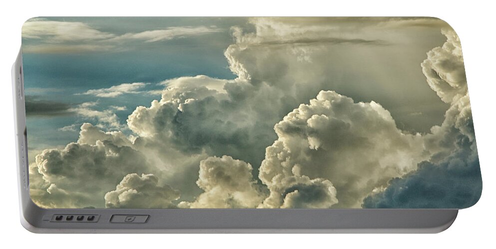 Storm Portable Battery Charger featuring the photograph Storm Front by Michael Frank