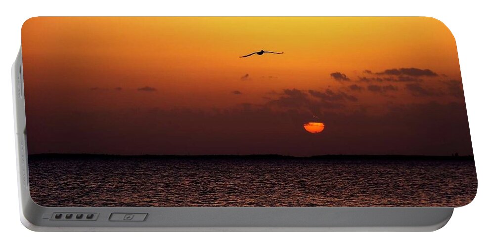 Florida Portable Battery Charger featuring the photograph Stunning Sunset by Lindsey Floyd
