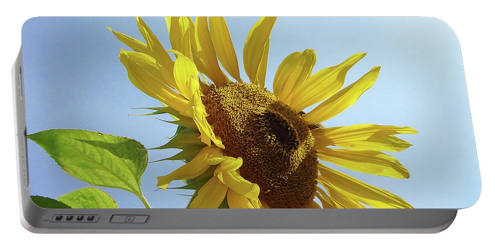 Sunflower Portable Battery Charger featuring the photograph Sunflower 48 by Amy E Fraser