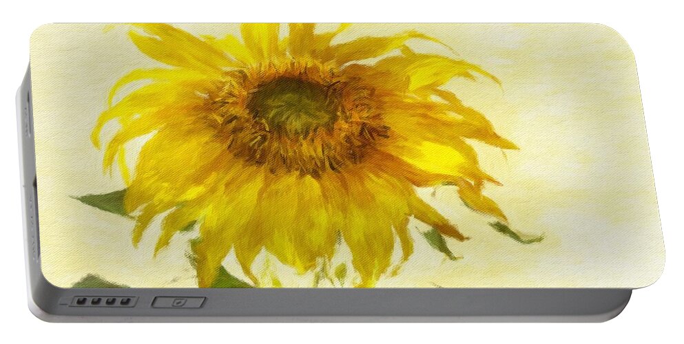 Sunflower Portable Battery Charger featuring the photograph Sunflower Too by Diane Lindon Coy