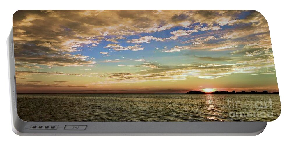Sunset Portable Battery Charger featuring the photograph Sunset 3 by Michael Lang