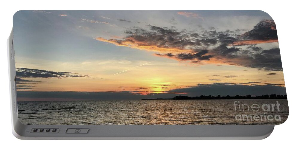 Sunset Portable Battery Charger featuring the photograph Sunset 4 by Michael Lang