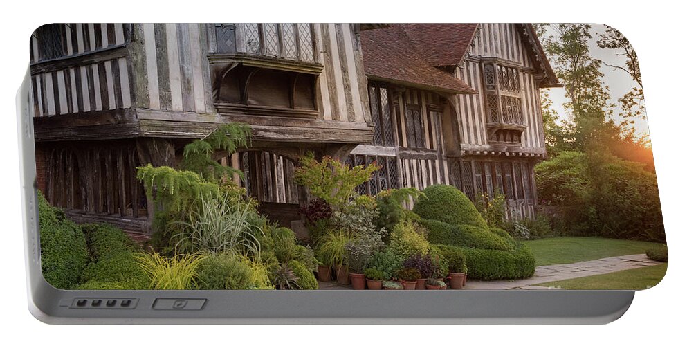 Great Dixter Portable Battery Charger featuring the photograph Sunset at Great Dixter House and Gardens by Perry Rodriguez