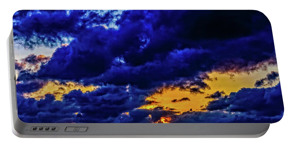 Fl Portable Battery Charger featuring the photograph Sunset in St. Petersburg by Louis Dallara