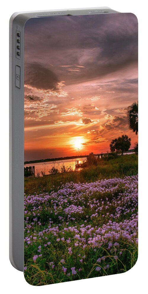 Bay Portable Battery Charger featuring the photograph Sunset Over The Bay by JASawyer Imaging