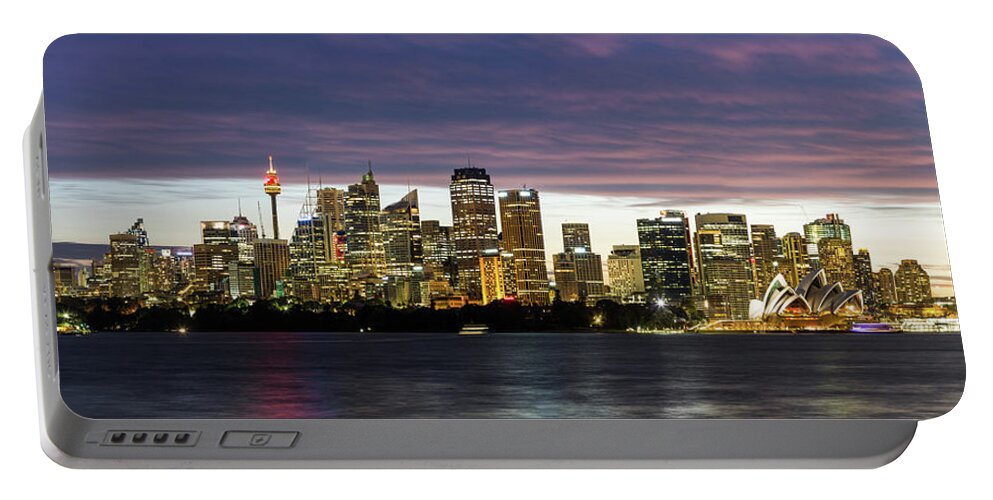 Australia Portable Battery Charger featuring the photograph Sydney Skyline by Francesco Riccardo Iacomino
