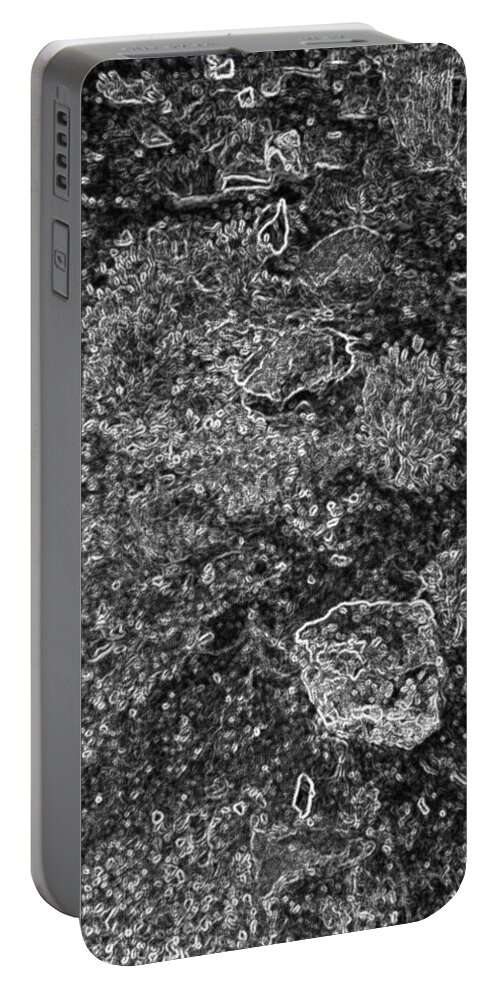 Abstract Portable Battery Charger featuring the photograph Telephone Abstract 10 by Judy Kennedy