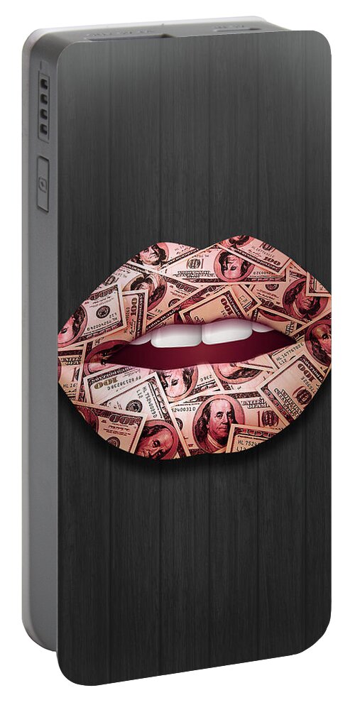  Portable Battery Charger featuring the digital art The Art of Persuasion by Hustlinc