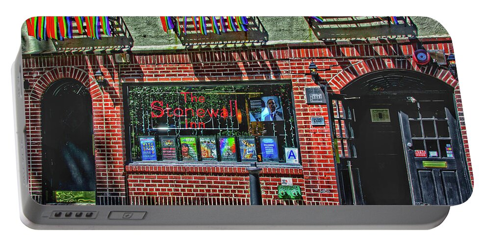 Stonewall Inn Portable Battery Charger featuring the photograph The Beginning by Kathi Isserman