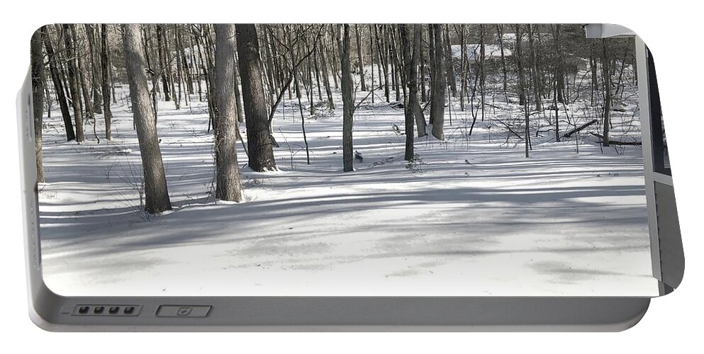Winter Portable Battery Charger featuring the photograph The Calm After the Storm by Lisa Pearlman
