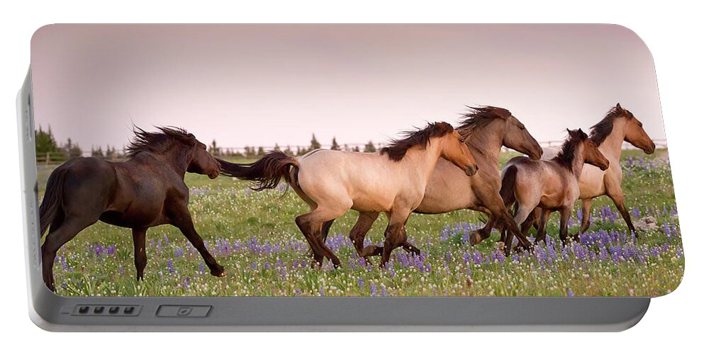 Beautiful Photos Portable Battery Charger featuring the photograph The Chase 1 by Roger Snyder