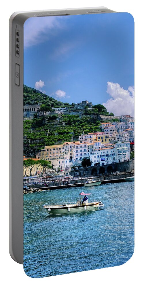 Photos Of Amalfi Coast Portable Battery Charger featuring the photograph The Colorful Amalfi Coast by Robert Bellomy