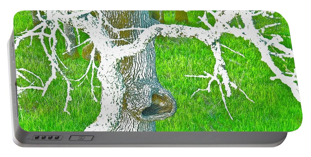 Tree Portable Battery Charger featuring the photograph The Eating Tree #3 by Marty Klar