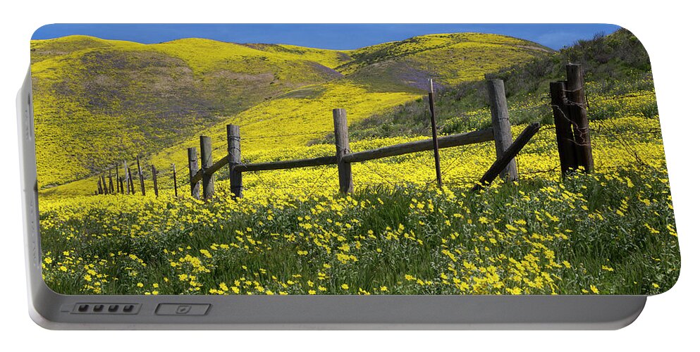 California Portable Battery Charger featuring the photograph The Hills Are Alive by Cheryl Strahl
