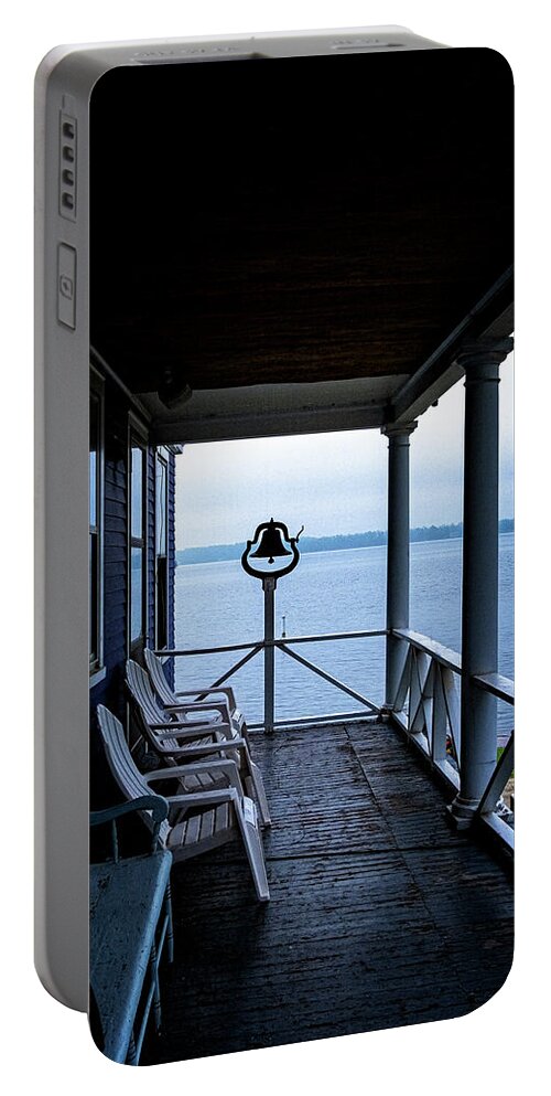 St Lawrence Seaway Portable Battery Charger featuring the photograph The House Bell by Tom Singleton