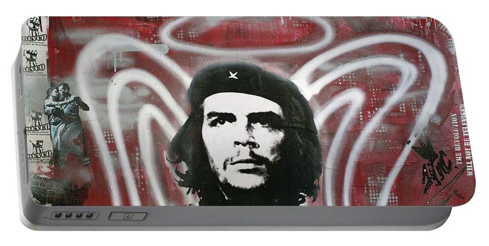  Portable Battery Charger featuring the mixed media The Revolution Company USA by SORROW Gallery